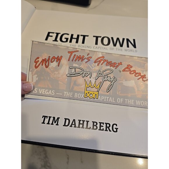 FIGHT TOWN LAS VEGAS BOXING CAPITAL OF THE WORLD Dahlberg NEW HARD COVER BOOK - Picture 2 of 9